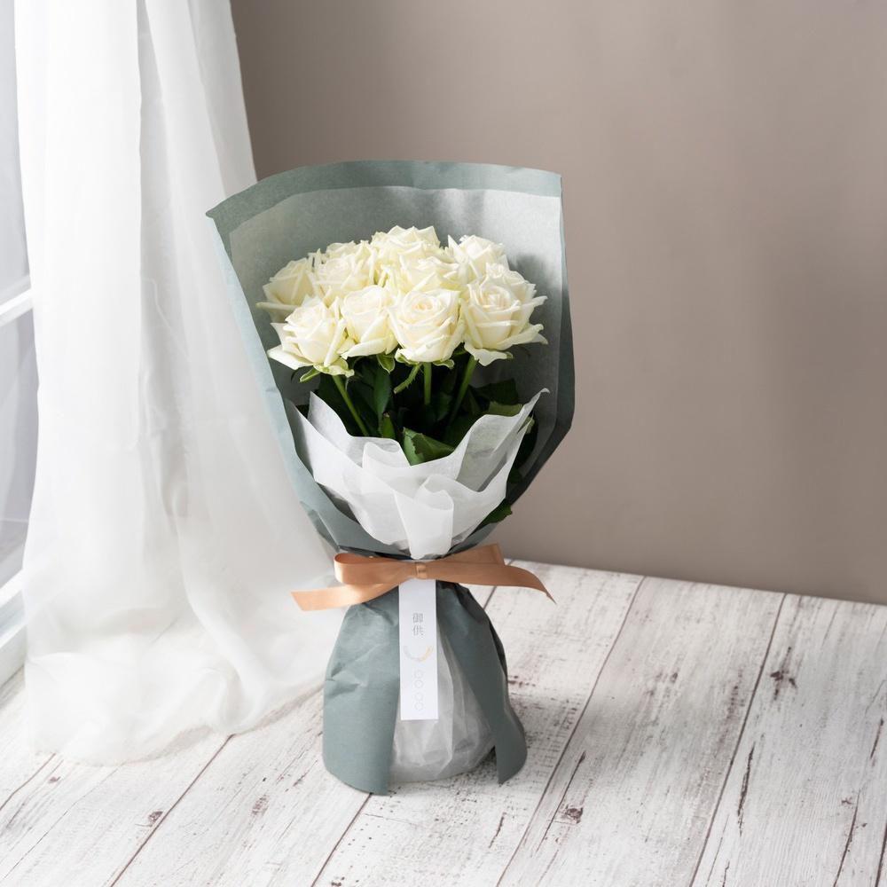 ホシファーム 届いた姿でそのまま飾れるスタンディング薔薇ブーケ