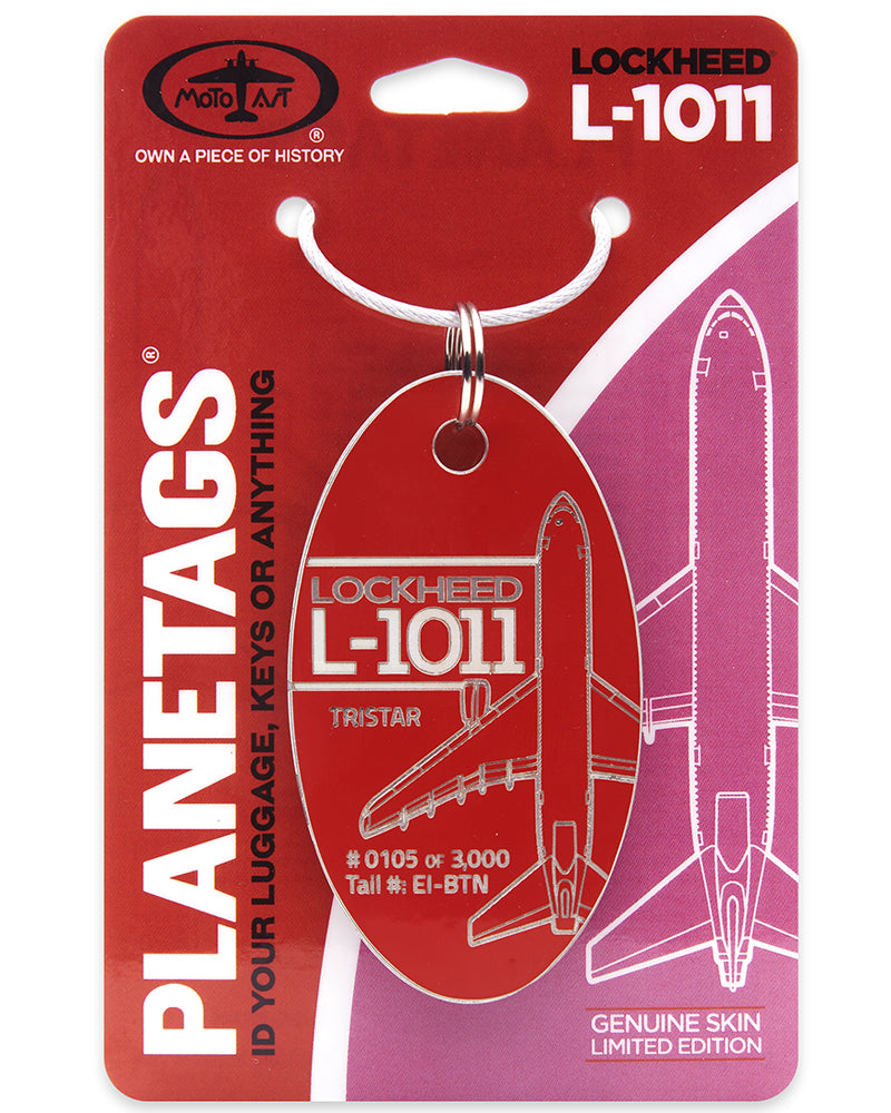 L-1011 - PLANETAG TAIL #EI-BTN – MotoArt PlaneTags