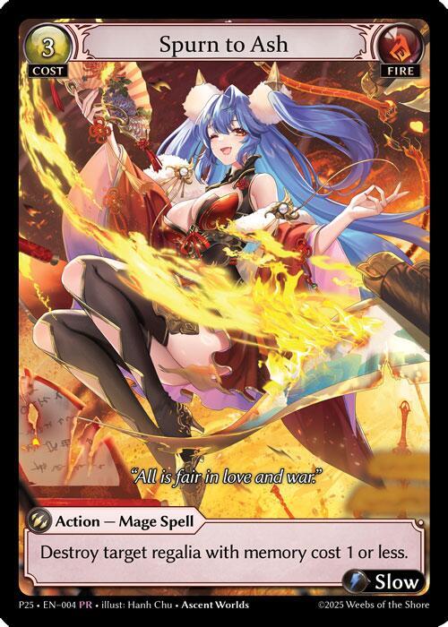 Spurn to Ash - Promotional Cards - Grand Archive TCG - TCGplayer.com