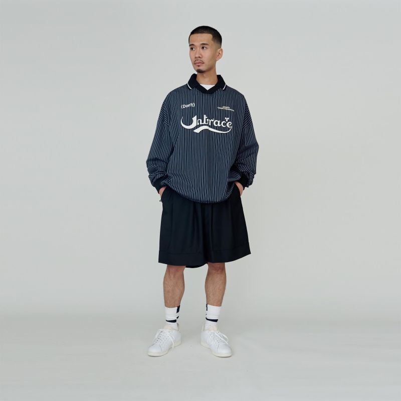 UNTRACE STRIPE FOOTBALL GAME SHIRT L/S - tity