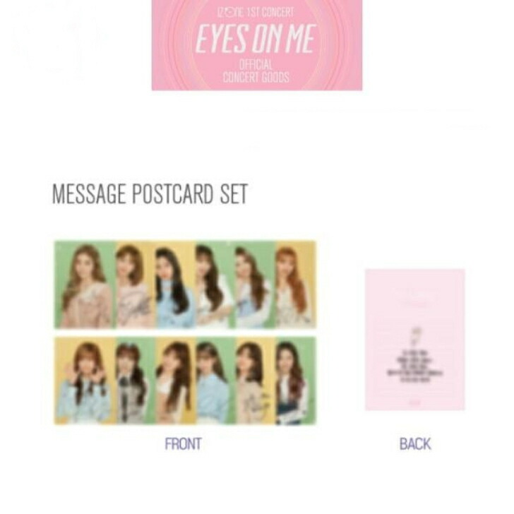 楽天市場】IZ*ONE メッセージポストカードセット MESSAGE POSTCARDSET