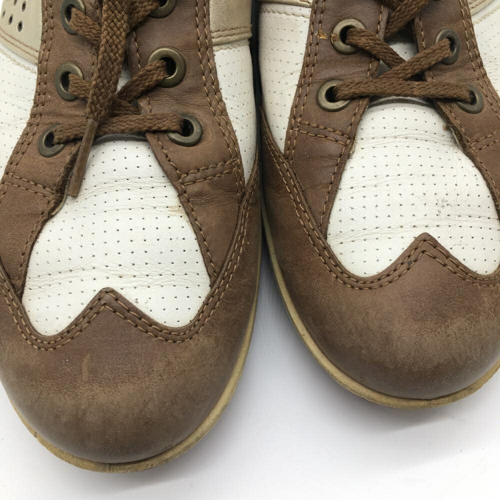 335番 美品ECCO バイオム ゴルフシューズ 38 24.0cmスパイクレス ecco