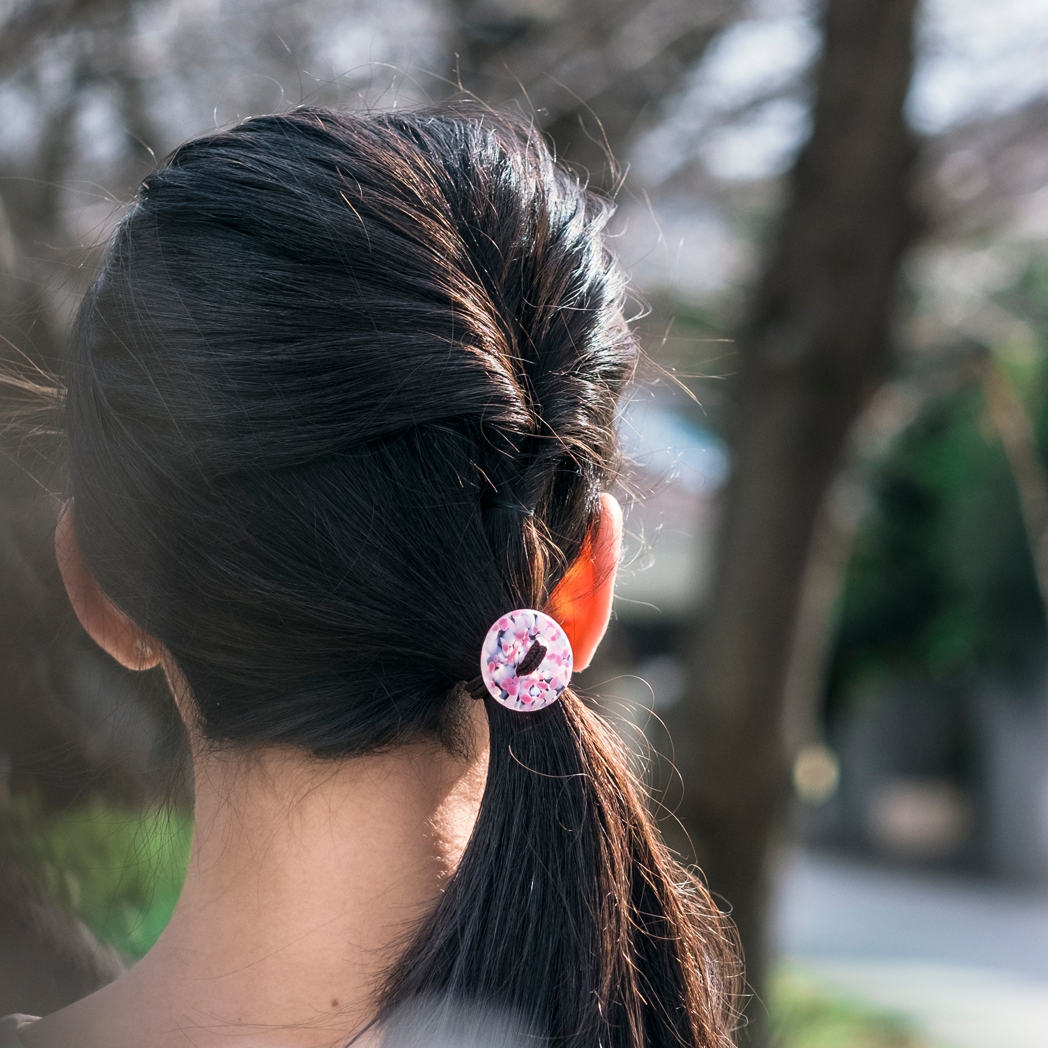津軽びいどろ さくらさくら ヘアゴム SAKURA | おしゃれなガラスのヘアゴム
