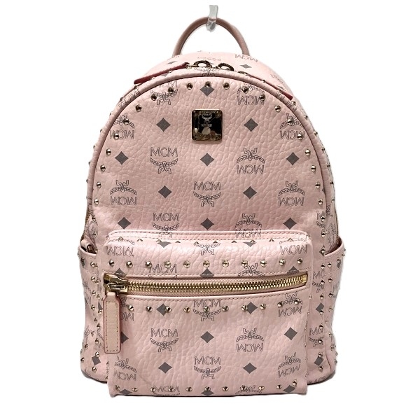 お買取参考例 MCM スタークスタッズ ヴィセトス バックパック パウダー