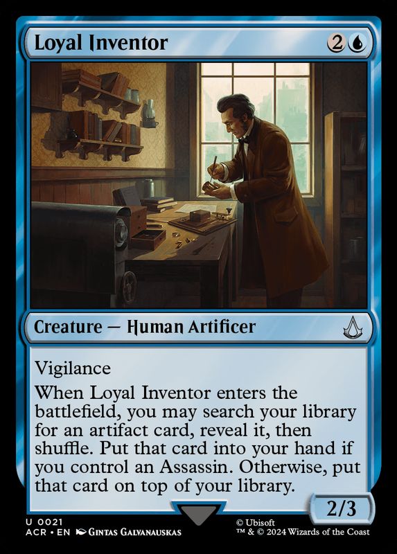EX+](FOIL)熱心な発明者/Loyal Inventor《英語》【ACR】