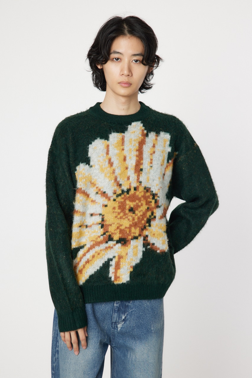 RODEO CROWNS WIDE BOWL | ビッグフラワーニット (ニット ) |SHEL'TTER