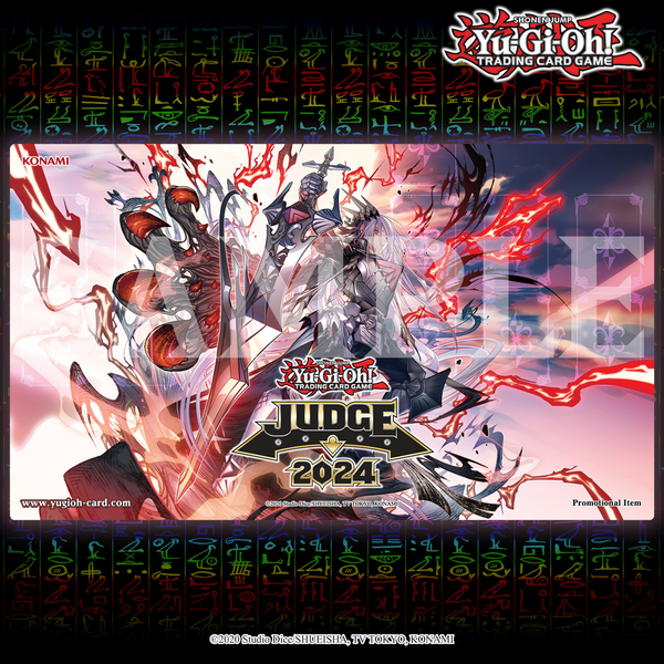 遊戯王 公式 JUDGE 2024 赫聖の妖騎士 プレイマット 未開封 北米版