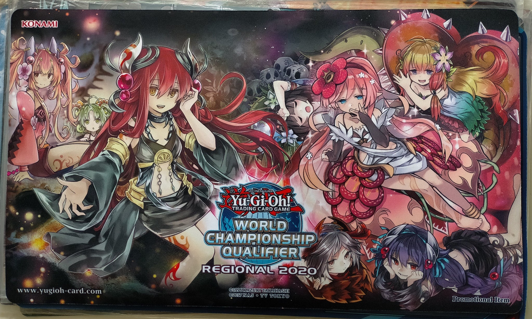 遊戯王 公式 プレイマット 首領・ザルーグ 開封済 北米版 遊戯王 公式