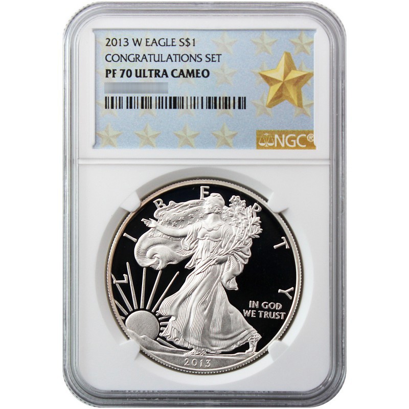 2013 W Congrats Set SAE PF70 UC NGC | SilverTowne