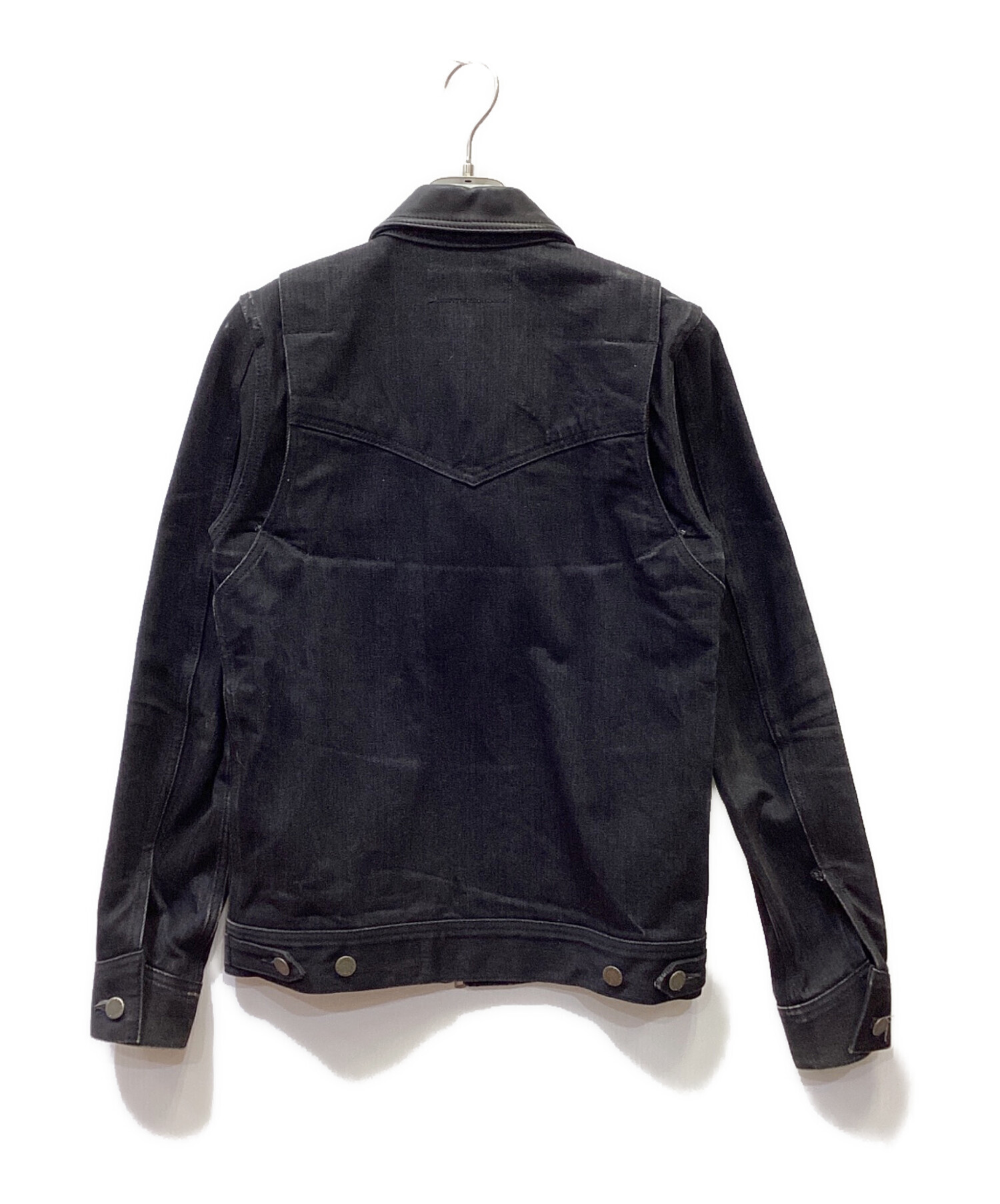中古・古着通販】RUDE GALLERY (ルードギャラリー) レザー切替デニム