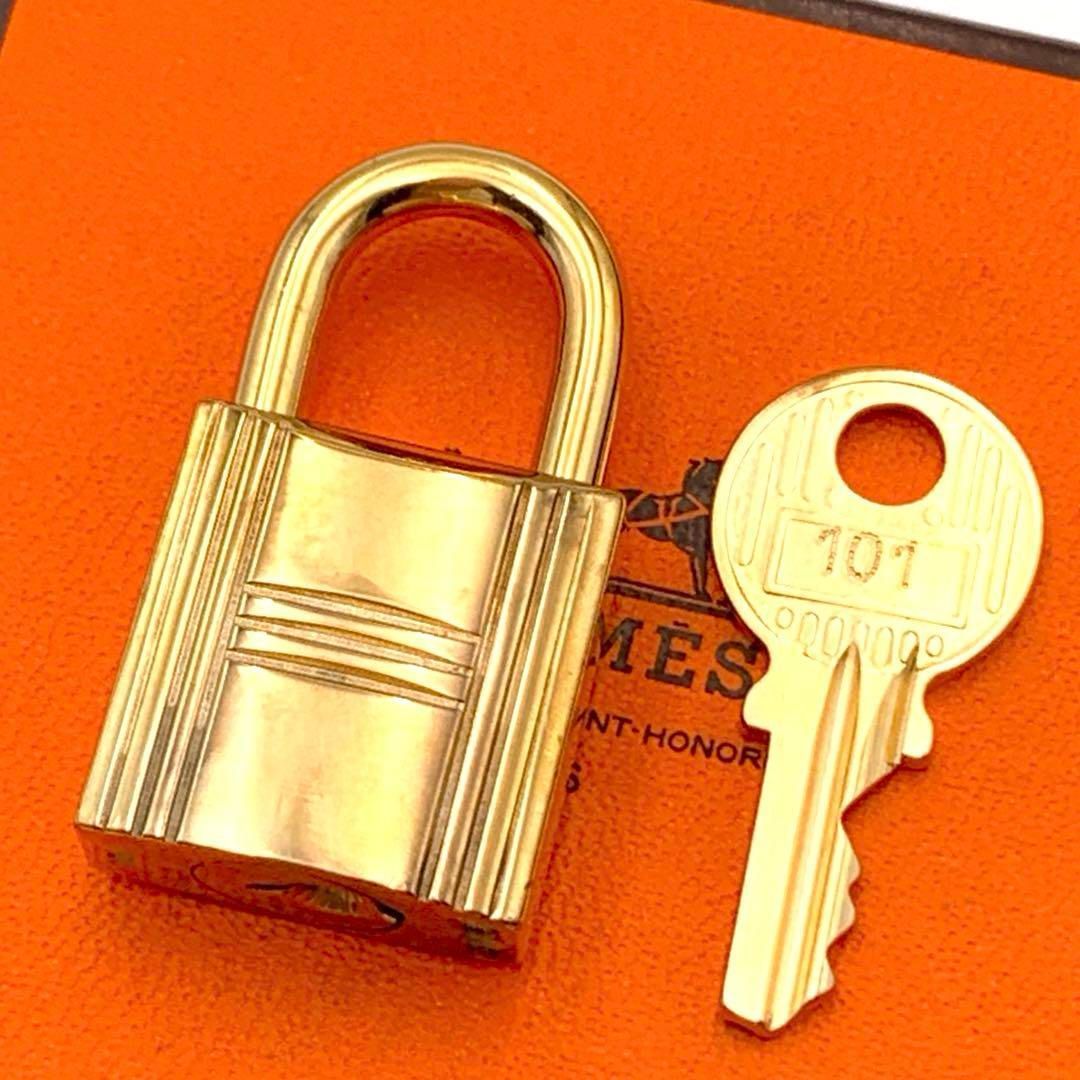 HERMES エルメス カデナ 24Kメッキ No.101 101番 鍵付き 南京錠