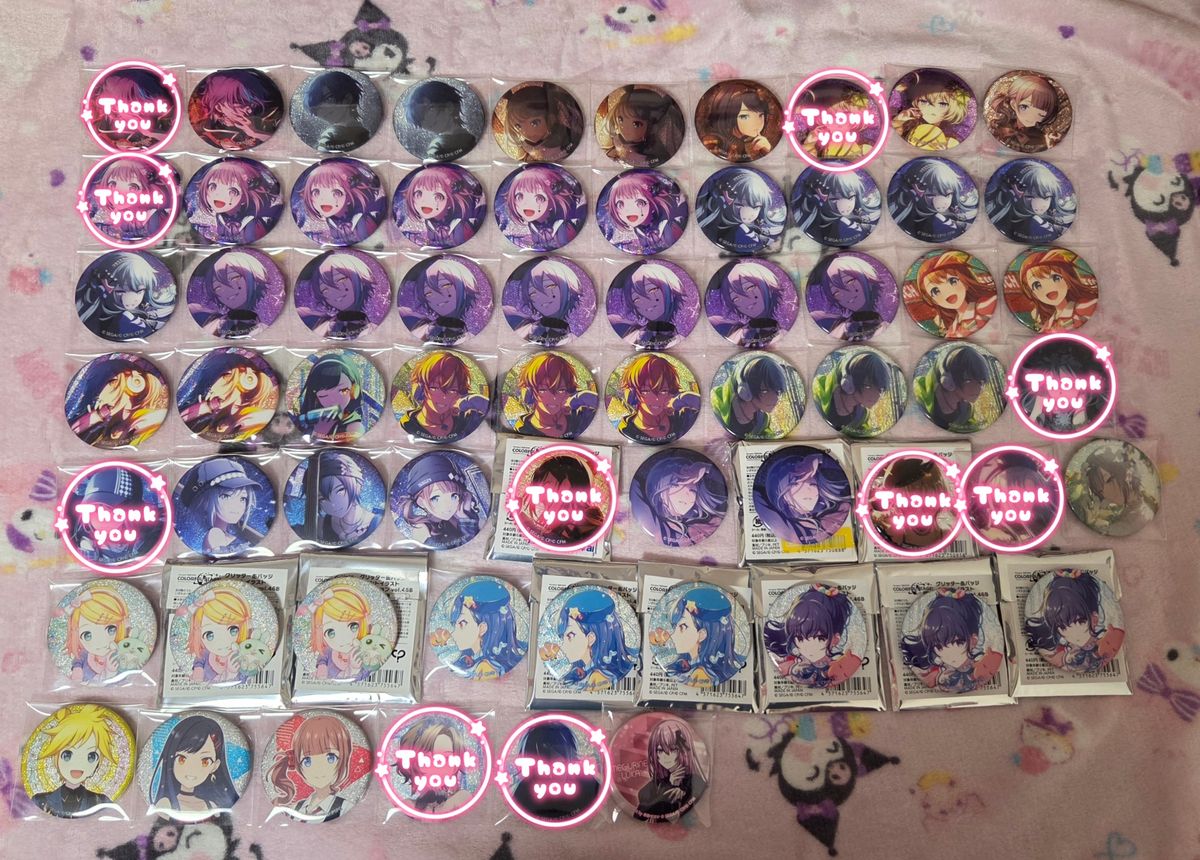 ハイキュー ランダムグリッター缶バッジ 色紙 オーケストラ 木兎