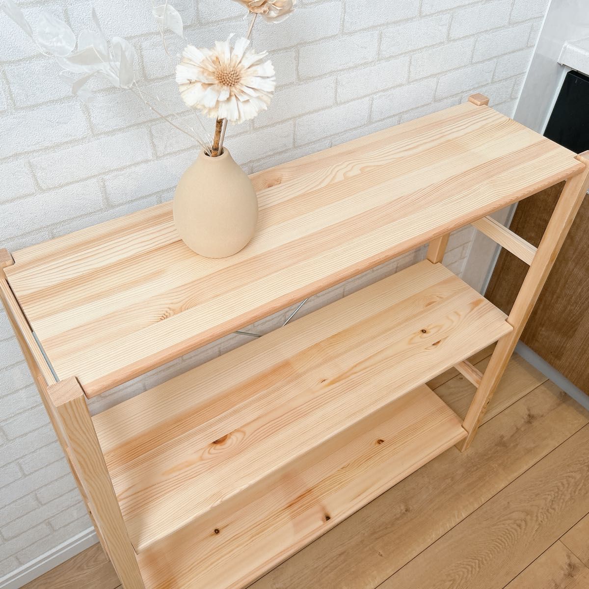 無印良品 パイン材ユニットシェルフ奥行25cmタイプ 86cm幅 小 幅86