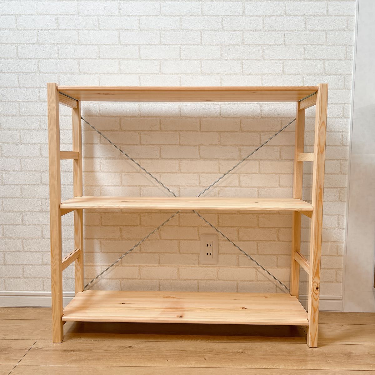 無印良品 パイン材ユニットシェルフ奥行25cmタイプ 86cm幅 小 幅86