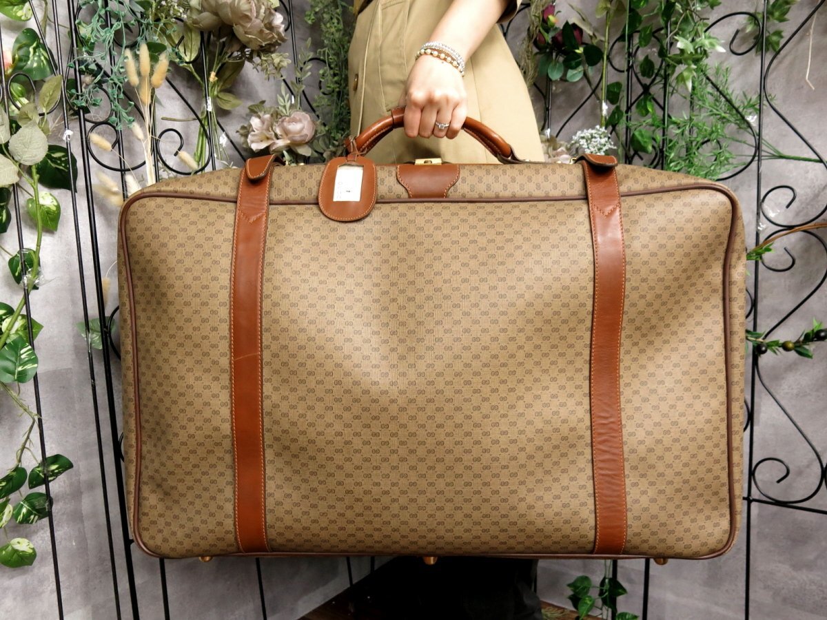 美品 gucci オールドグッチ ボストンバッグ