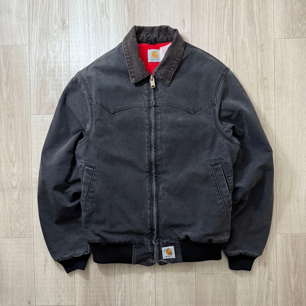 墨黒フェード 90s Carhartt サンタフェジャケット ブラック サイズS