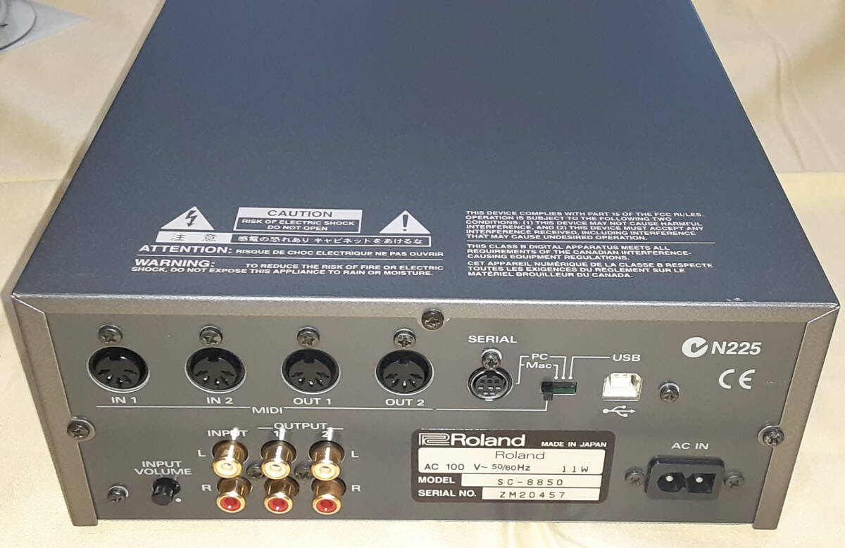 Yahoo!オークション - ROLAND SC-8850 ED SOUND CANVAS OK MADE in JA
