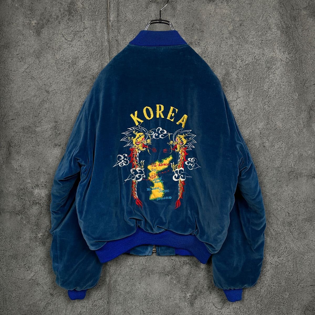 希少 70s 80s ビンテージ 別珍 スカジャン スーベニア ジャケット