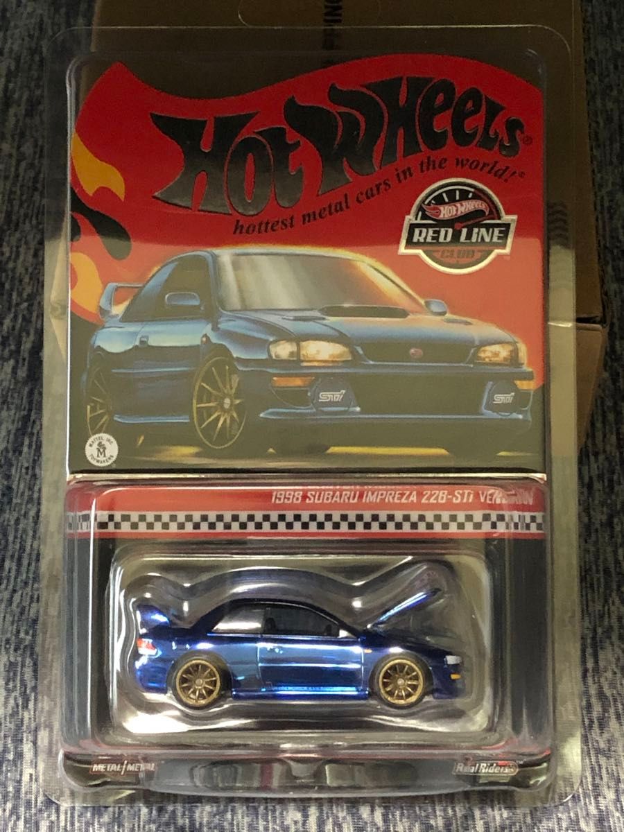 Hot Wheels Red Line Club RLC 1998 SUBARU IMPREZA 22B-STI VERSION