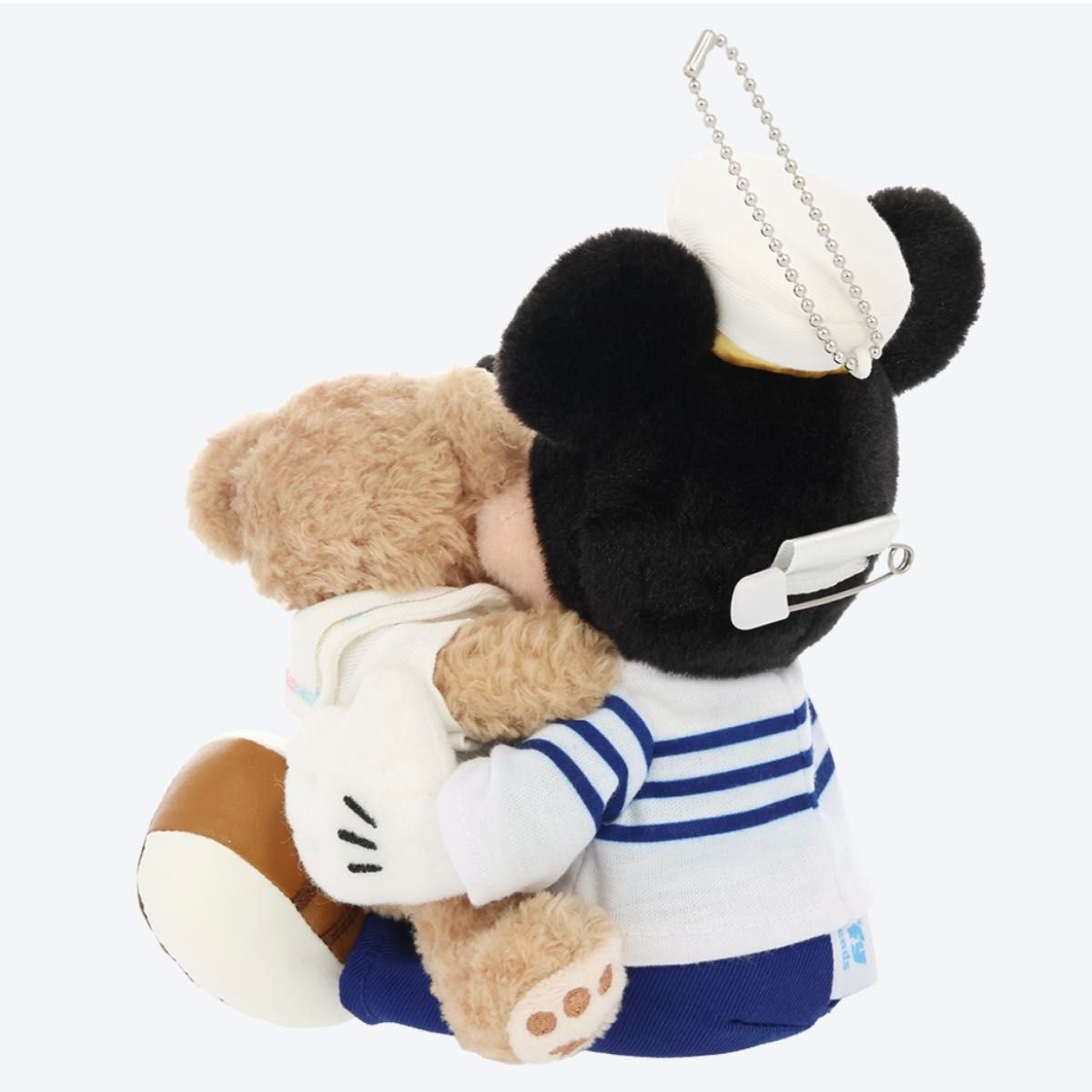 ぬいぐるみバッジ ミッキー ダッフィー＆フレンズのハートフェルト