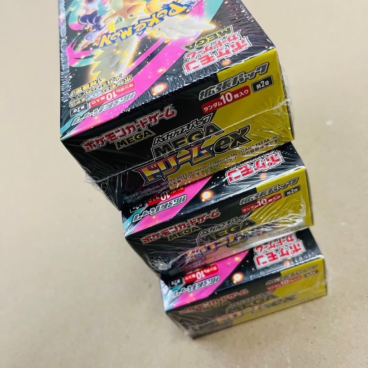 ポケモンカードゲーム MEGAドリームex 3BOX シュリンク付き 新品 未