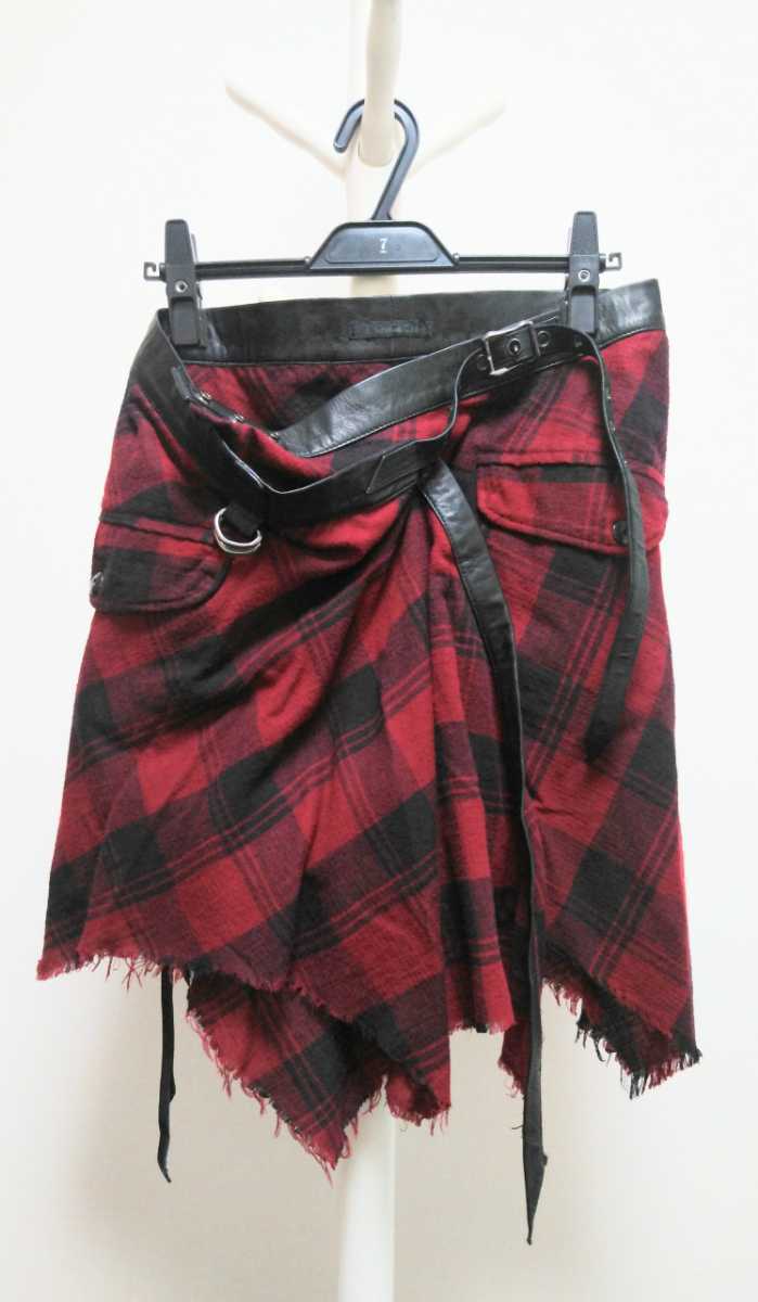 Yahoo!オークション - hyde着 HISASHI着用 kmrii レザー チェック ラッ