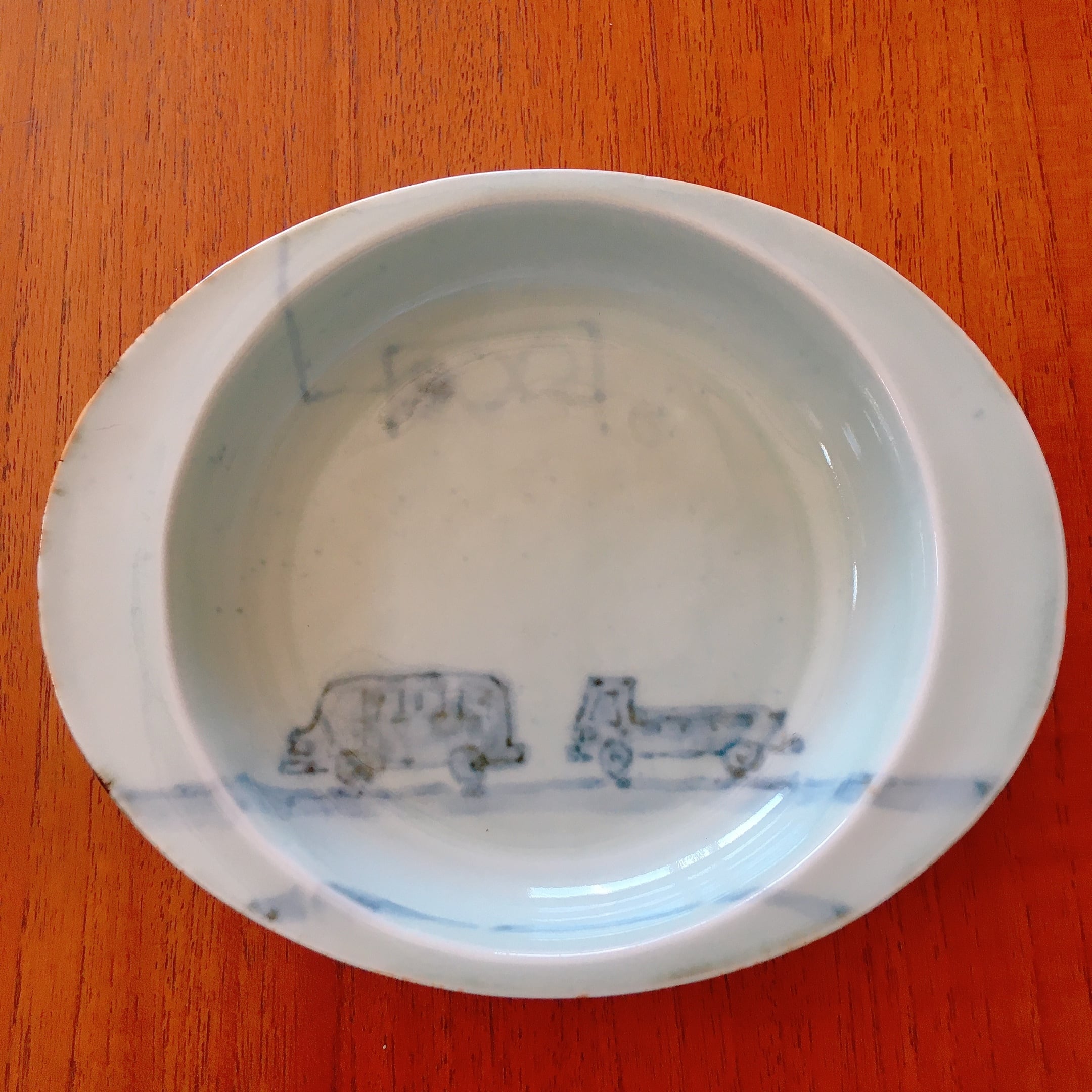 森圭介 sora 子供食器 取り皿 プレート トラック 車 京焼 離乳食 出産