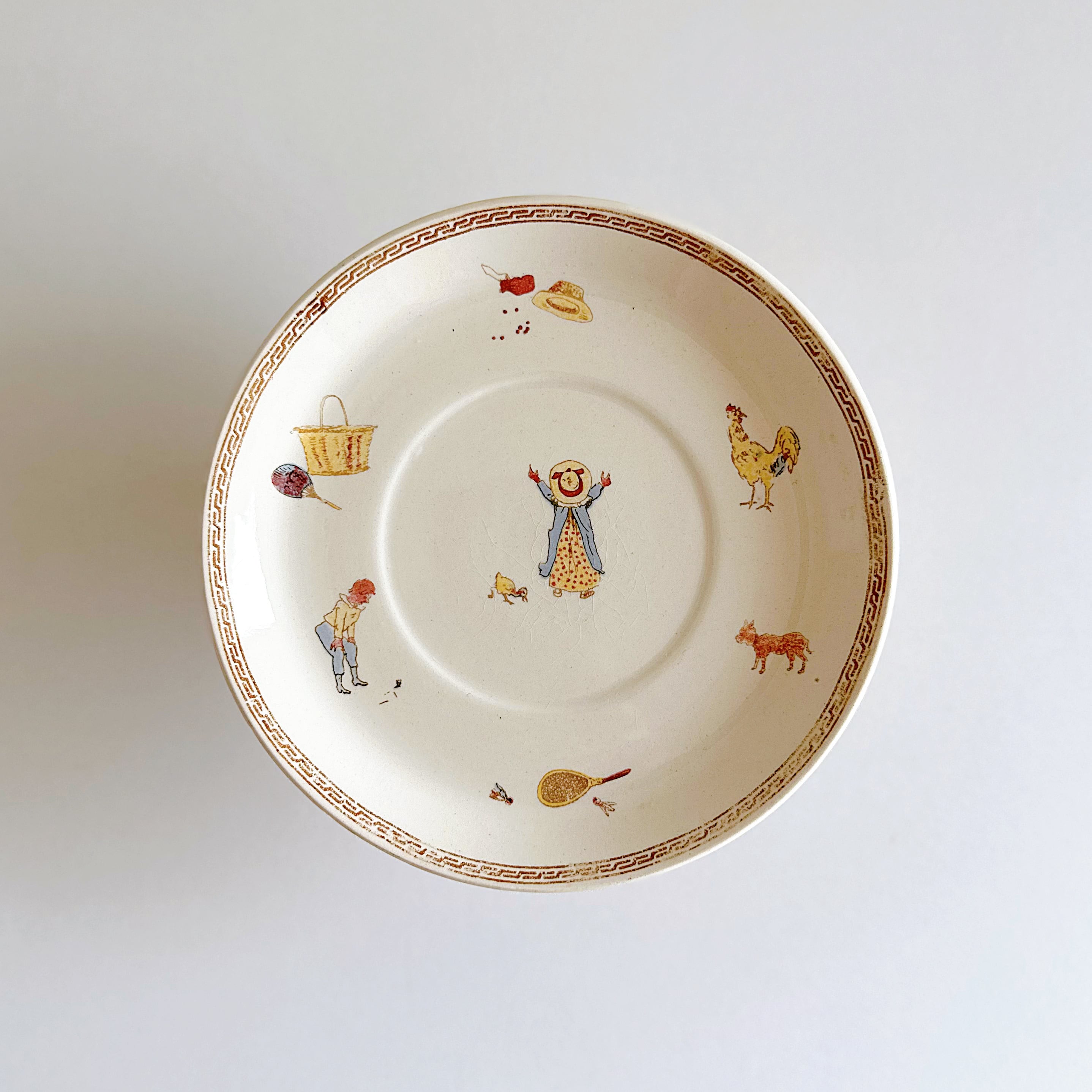 Sarreguemines サルグミンヌ ソーサー Enfants Richard アンファン