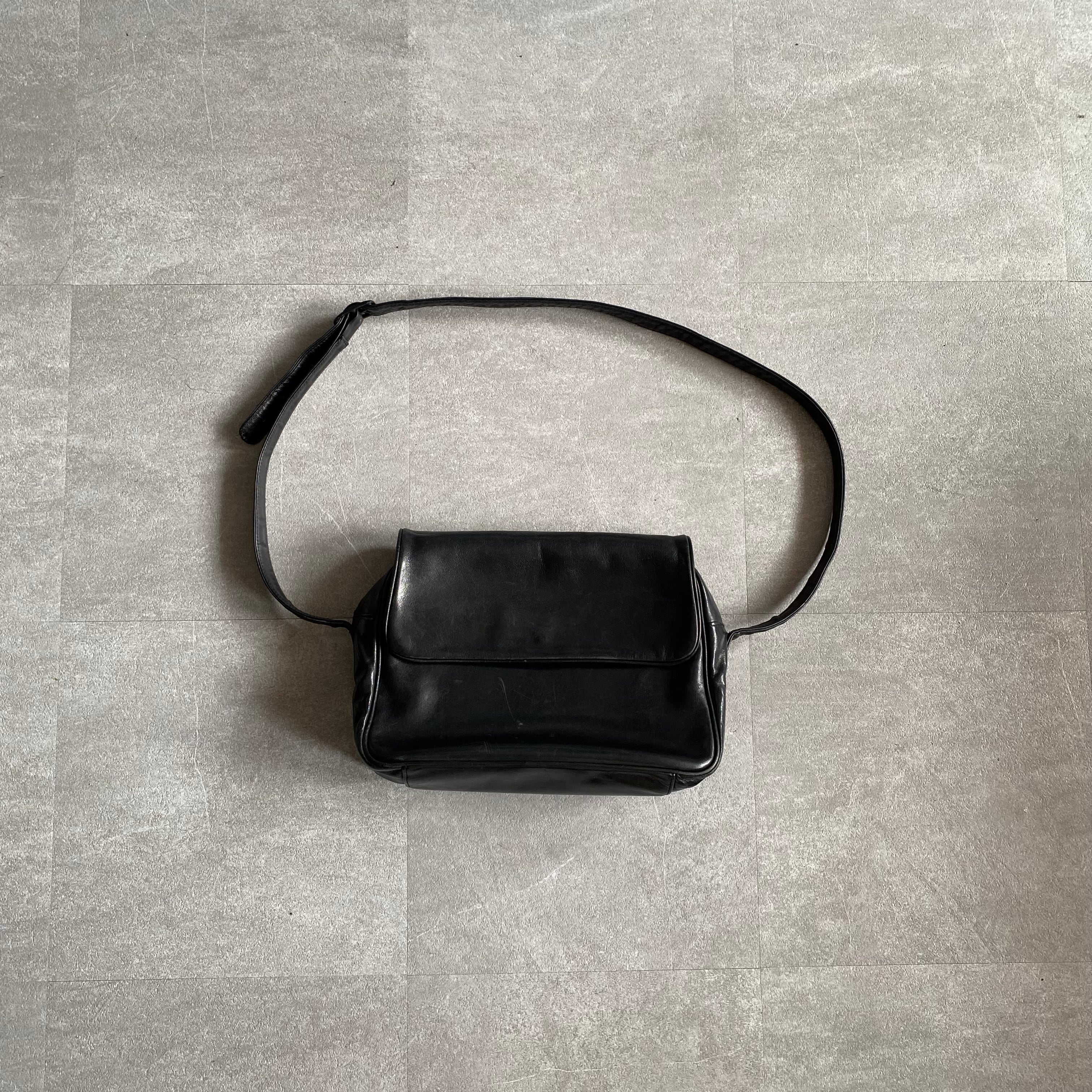 USED】80~90's ISSEY MIYAKE leather shoulder bag | mother. used