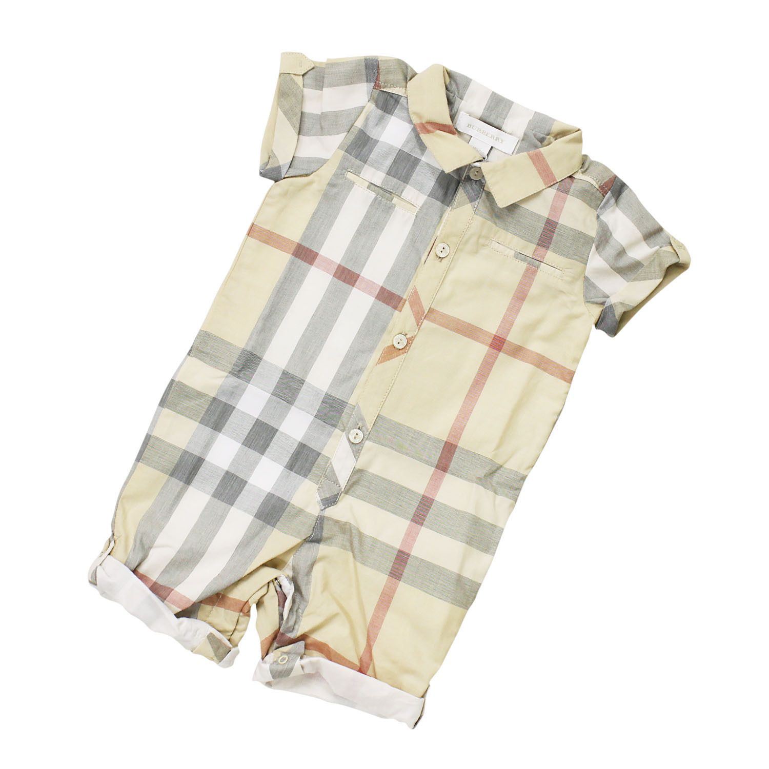 BURBERRY BABY バーバリーベビー半袖ショートオール [B9448B