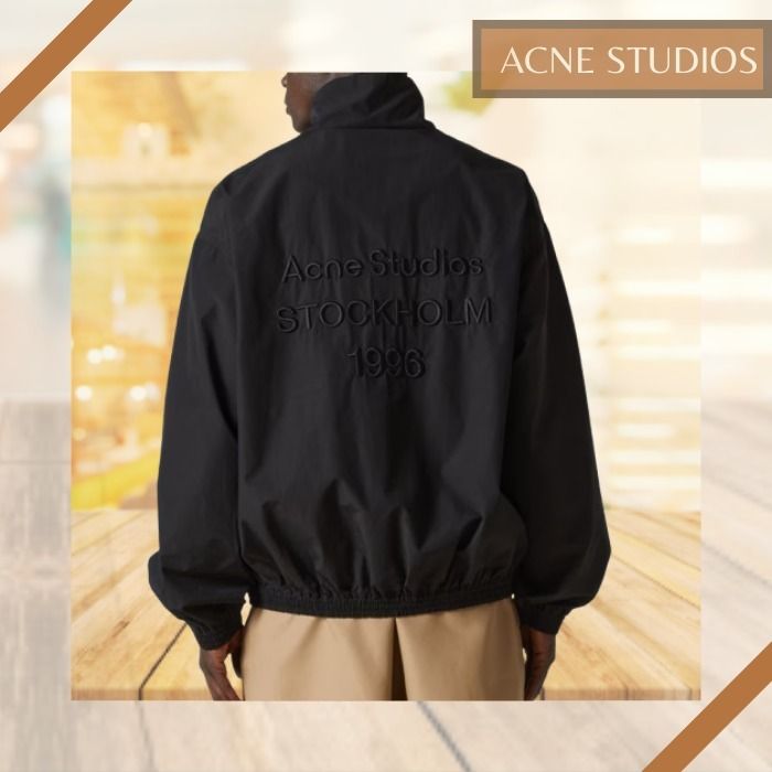 新作☆ロゴ入り【AcneStudios】テクニカルコットンジャケット (Acne