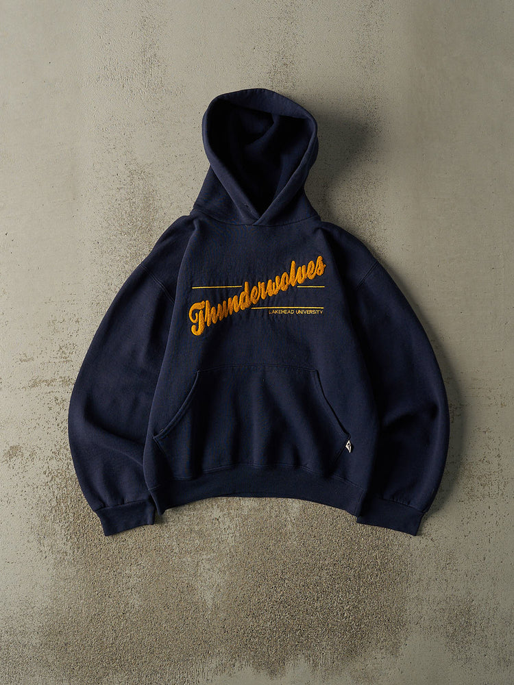 Vintage Y2K Green Huskie Athletics Russell Athletics Hoodie (S/M