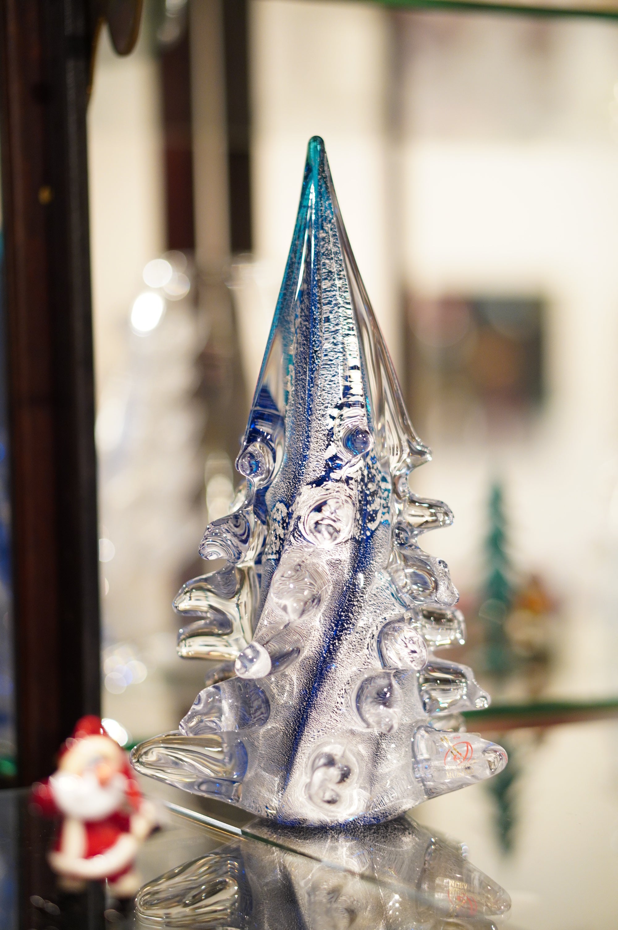 ムラーノガラス（ベネチアングラス）〈オブジェ／置物〉クリスマス