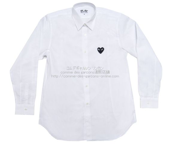 オススメ！プレイ・コムデギャルソン-長袖シャツ＆ブラウス最短＆即日