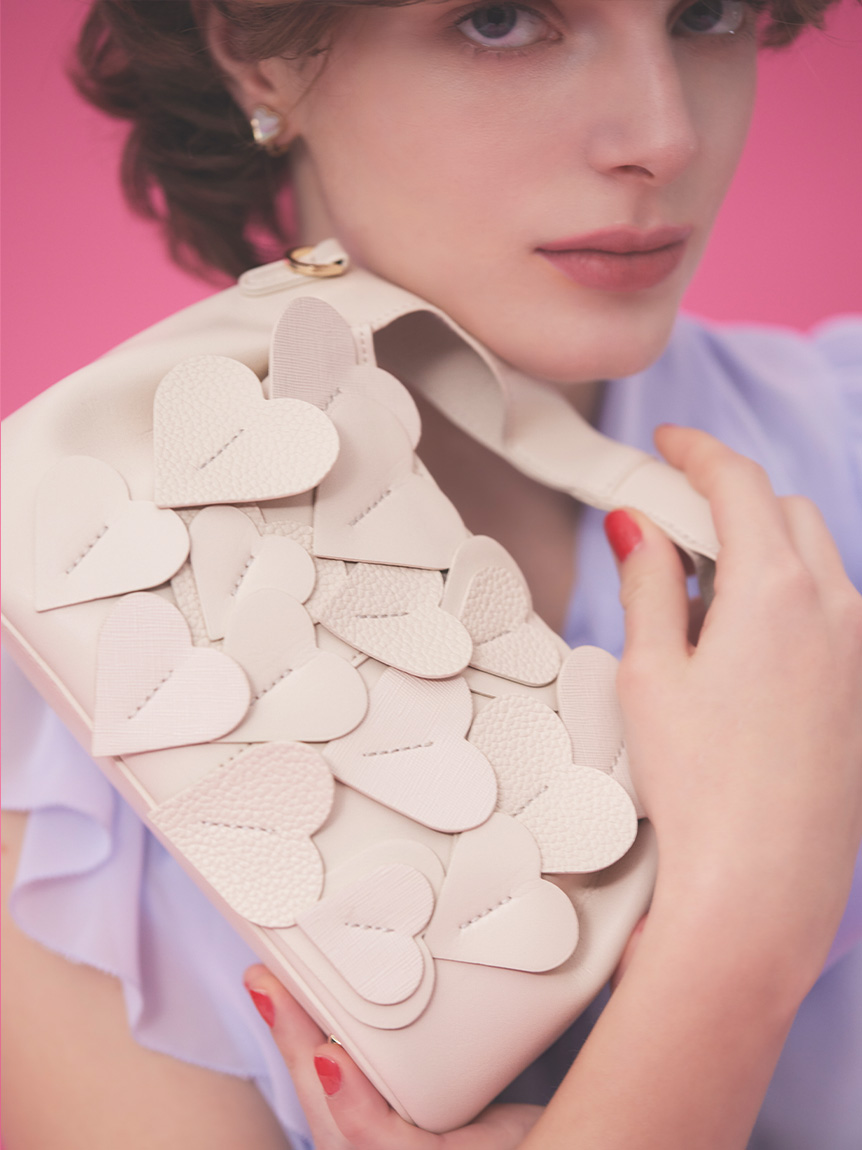 HANAE MORI×CELFORDコラボ】Lots of hearts bag(ハンドバッグ)｜BAGS