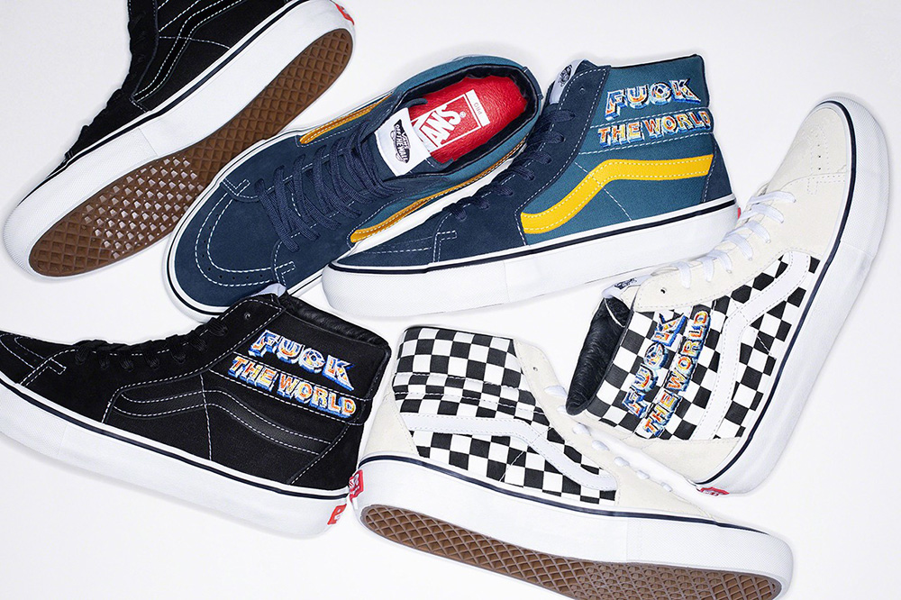 Supreme｜Vansコラボより SK8-HI 