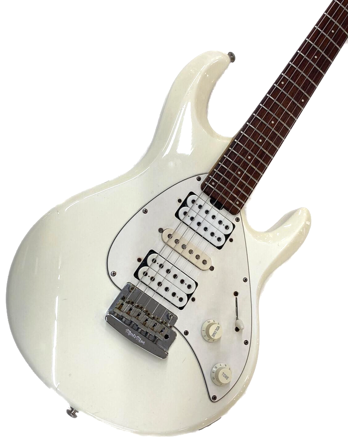 Music Man USA Silhouette Guitar White H/S/H | eBay