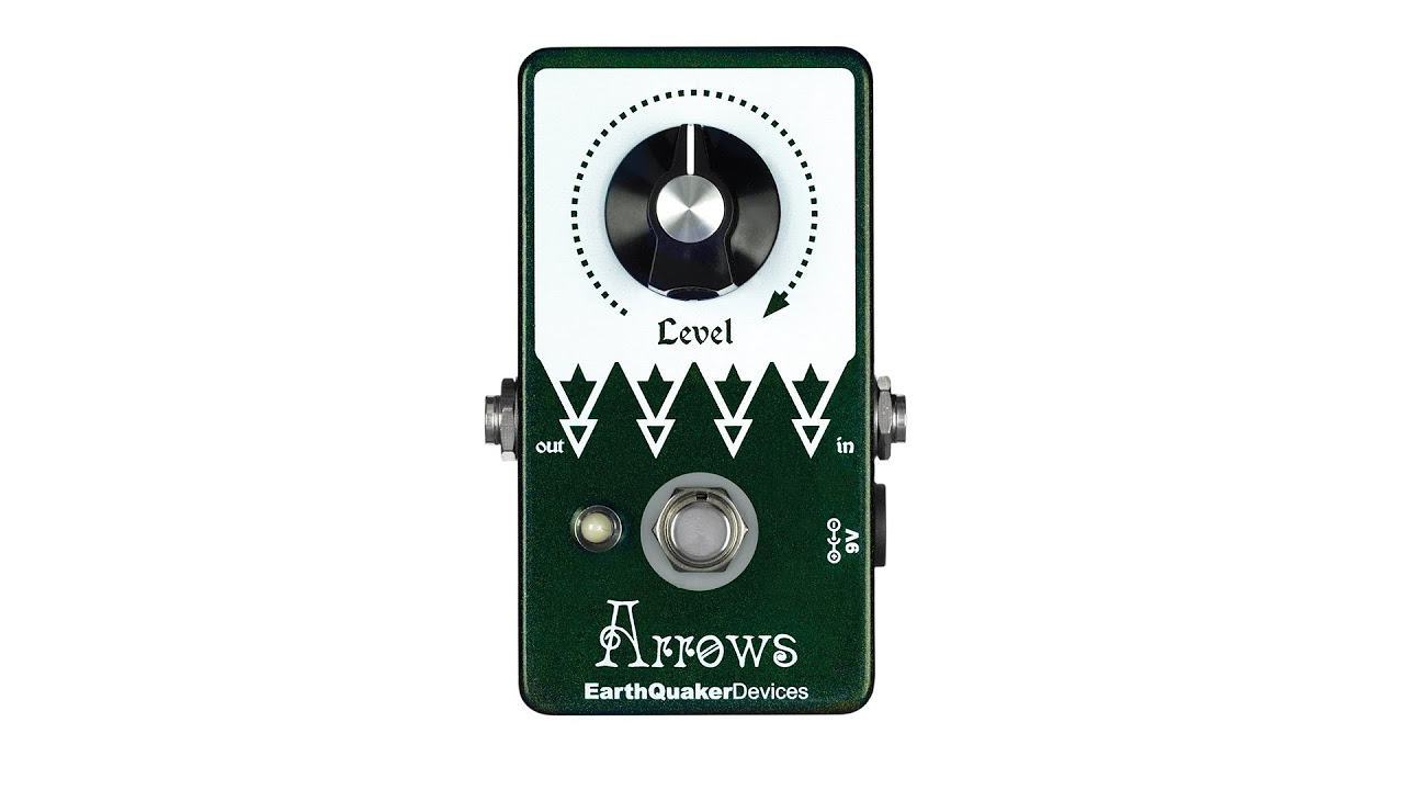 EarthQuaker Devices Arrows Preamp Booster - YouTube