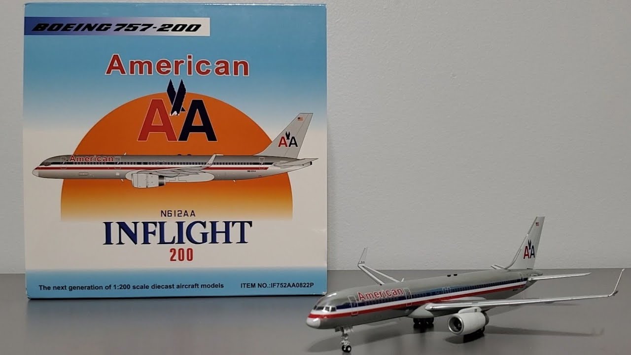 Inflight 200 American Airlines Boeing 757-200 WL [N612AA] Model