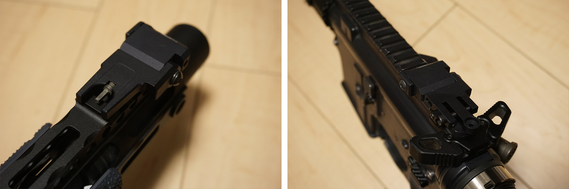 薄型フリップアップサイト IRON AIRSOFT製 BOBROタイプ BUIS SBRサイト