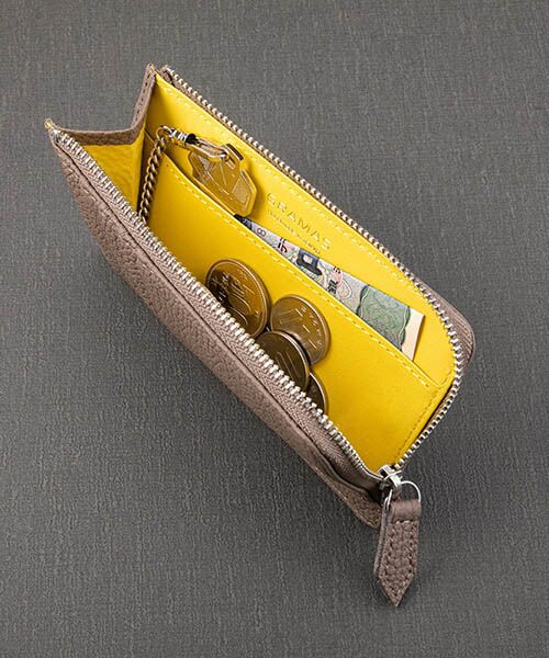 セール】 German Shrunken-calf Flat Zip Wallet （財布・コインケース