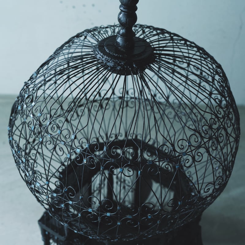 フランスアンティーク黒い鳥籠 | BOLT antique &brocante＋design