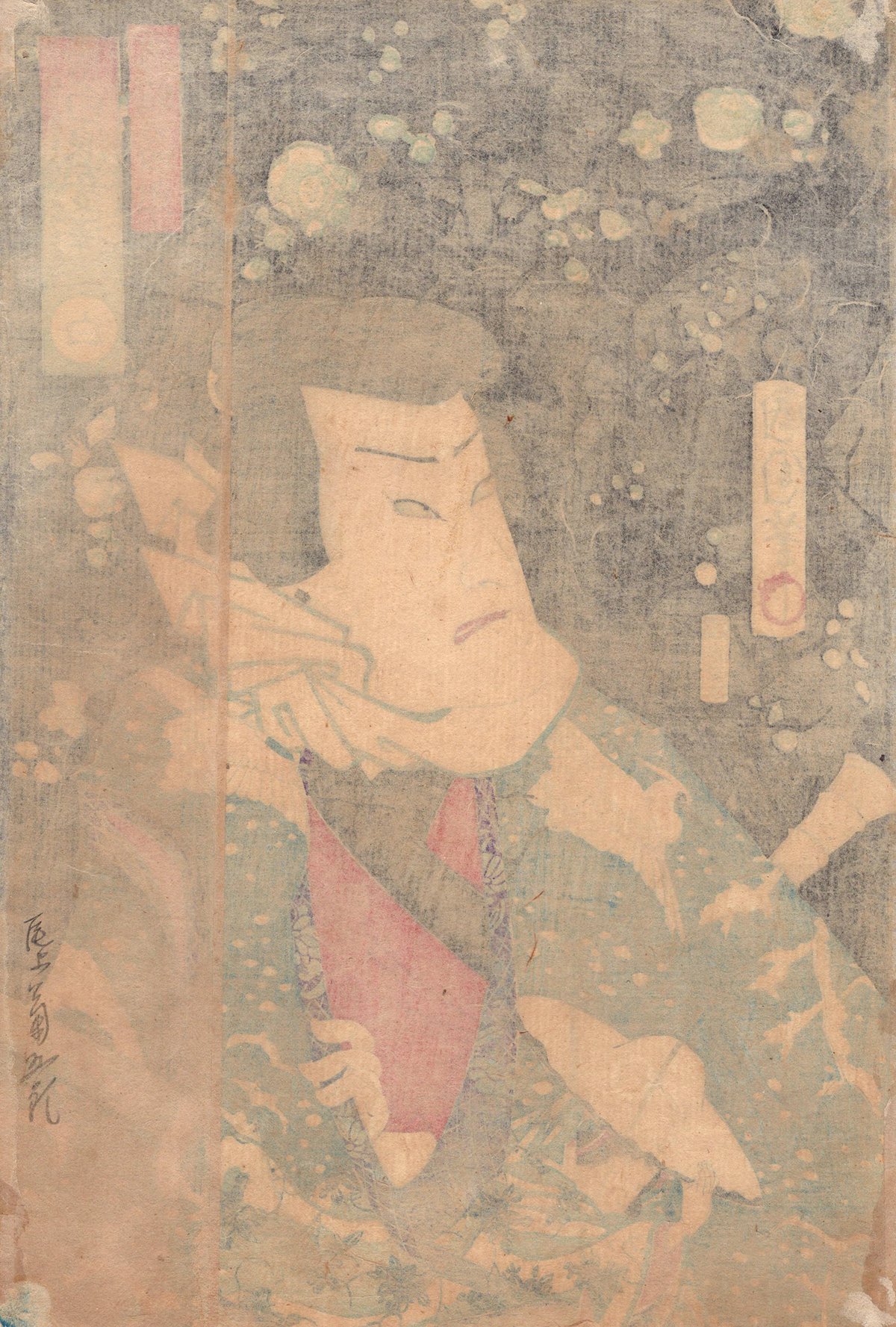 豊原国周「勇白波五色達染 白」明治3年【浮世絵】 | 浮世絵販売・買取