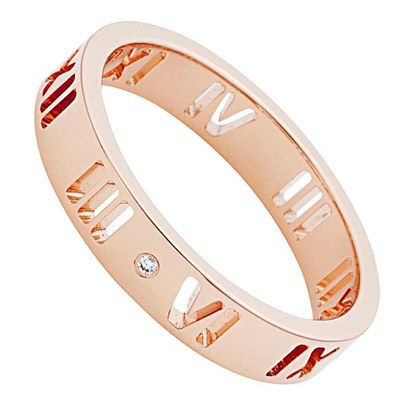 ティファニー TIFFANY&CO. アトラス リング ダイヤモンド 18R 30480589
