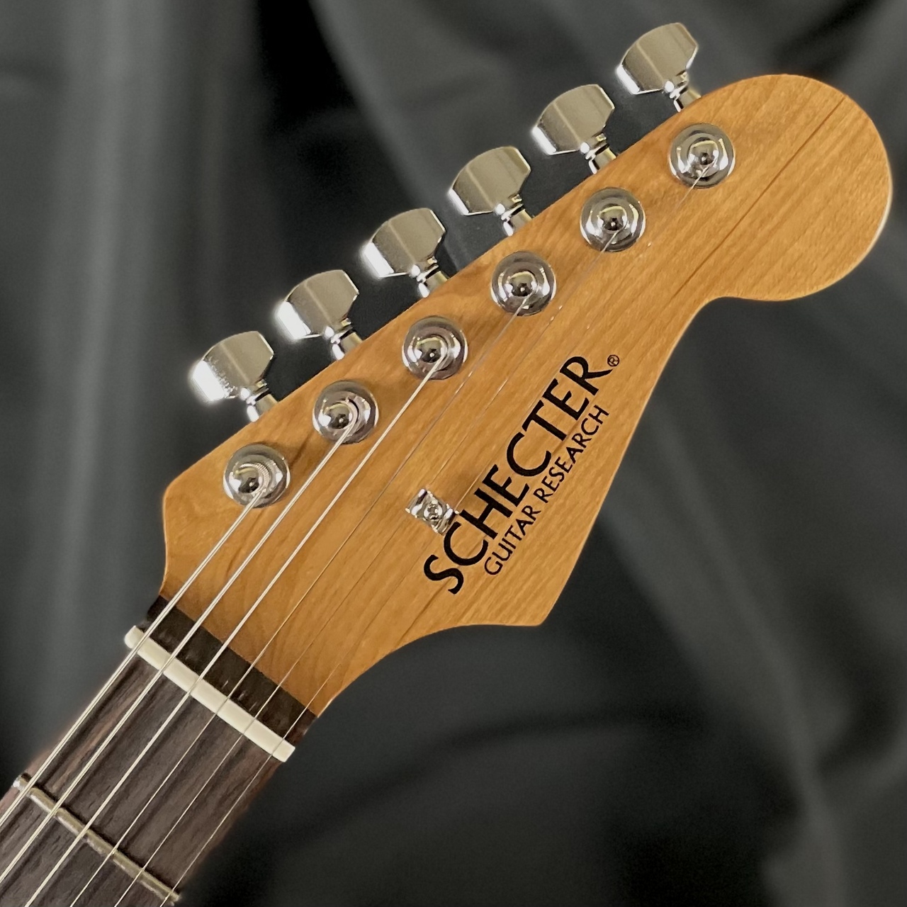SCHECTER L-S-ST-AL-RM/R Ice Blue Metallic Roasted Maple