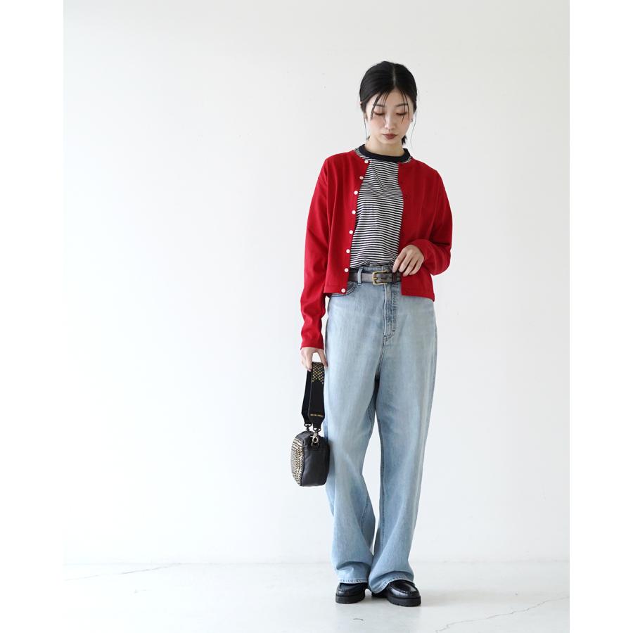 YANUK（ヤヌーク） ジョーン JOAN ルーズ ストレート デニムパンツ