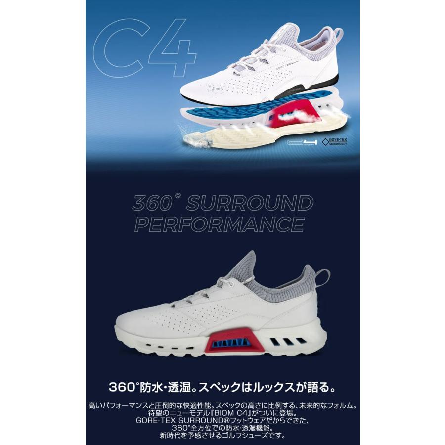 ecco（エコー） バイオム C4 スパイクレス ゴルフシューズ メンズ