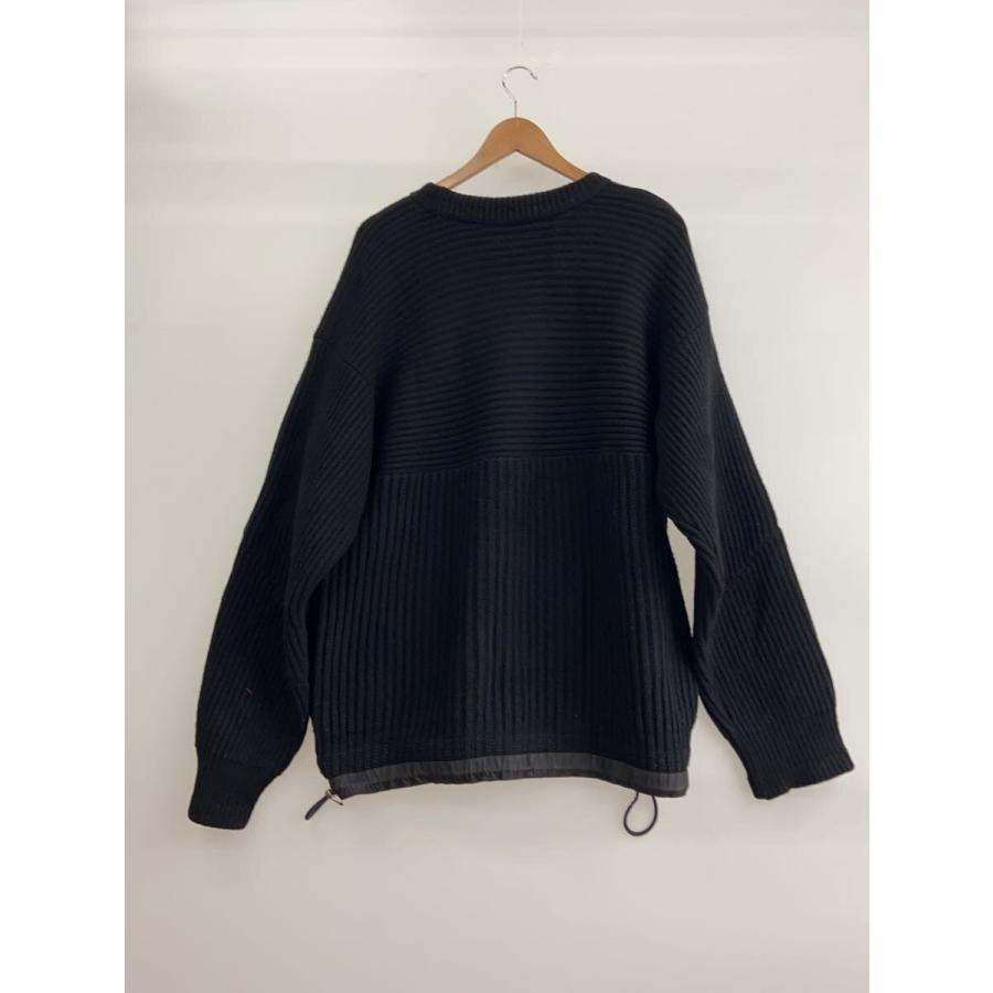 sacai◇ニット・セーター(厚手)/3/ウール/BLK/22-02936M : セカンド