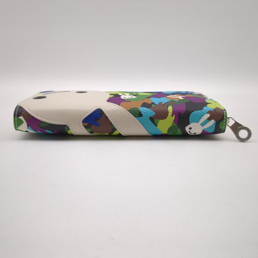 CUNE（キューン） ロングウォレット マルチカラー うさぎ カモフラ柄