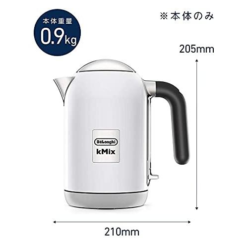 デロンギ(DeLonghi) ケーミックス 電気ケトル クールホワイト kMix 1.0